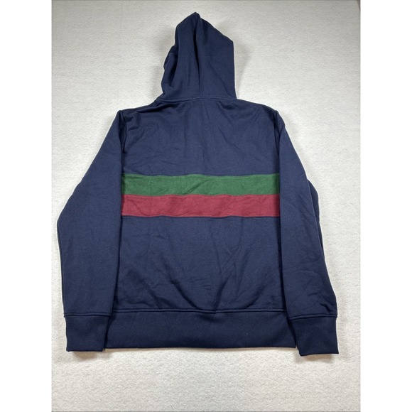 NWT Polo Ralph Lauren Lspohood M2 Hoodie Knit Navy Color Block Pullover Full Zip - Picture 8 of 13